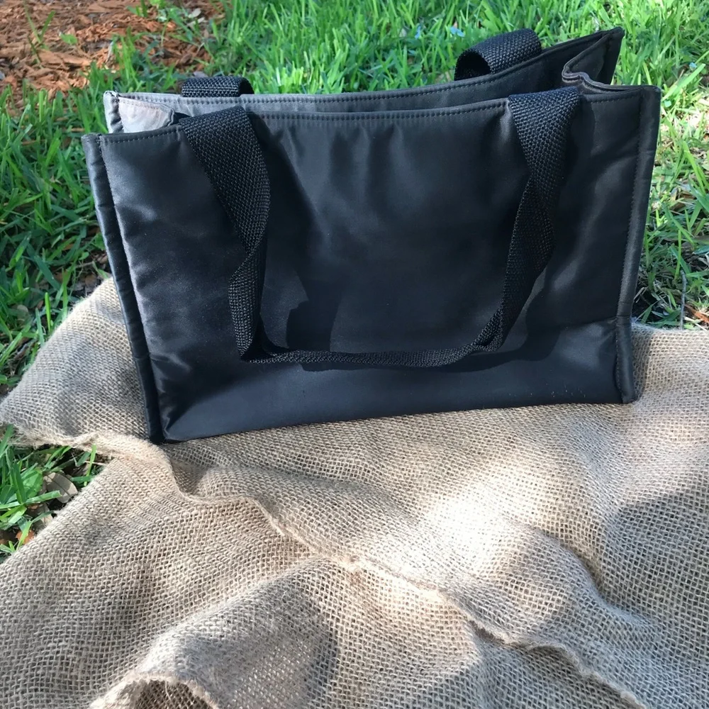 Large Black Kate Spade Tote 10”H x 14 1/2” L